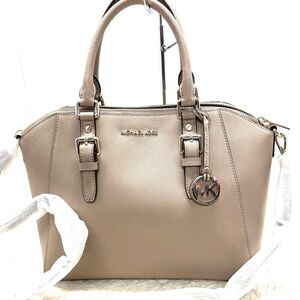 🍀🌷NWT! || Michael Kors CIARA Satchel Handbag Large Truffle Msrp:$428.00